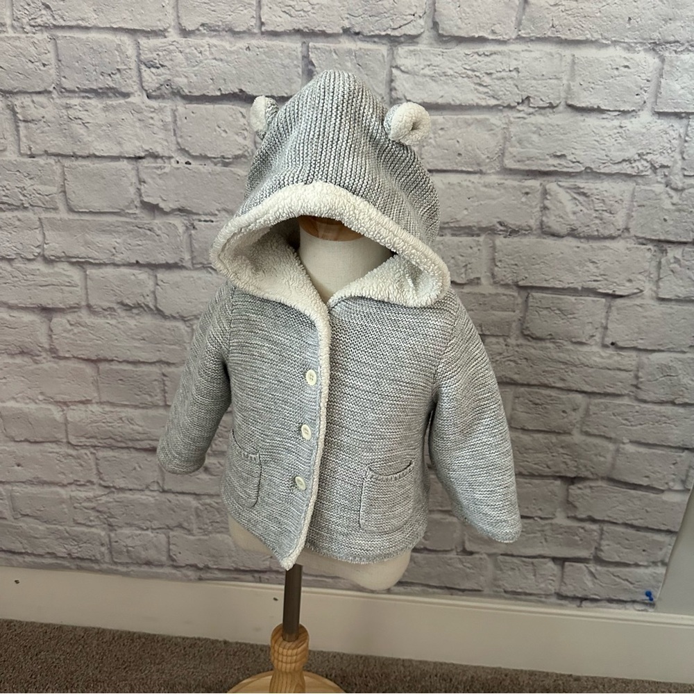 Gap Brannan bear sherpa-lined boys sweater